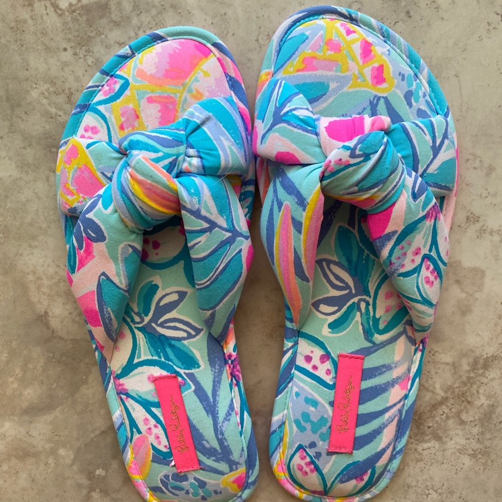 Lilly Pulitzer Pool Slippers